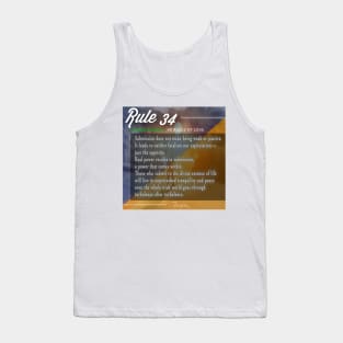 40 RULES OF LOVE - 34 Tank Top